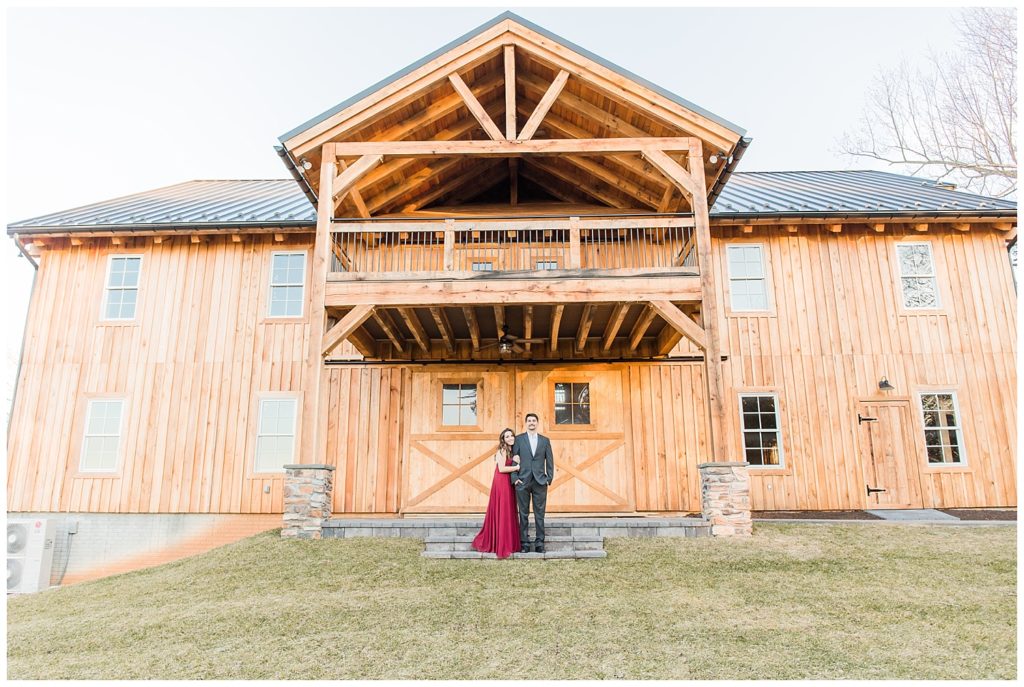 Heather And Ben A Beautiful Oak Barn At Loyalty Engagement