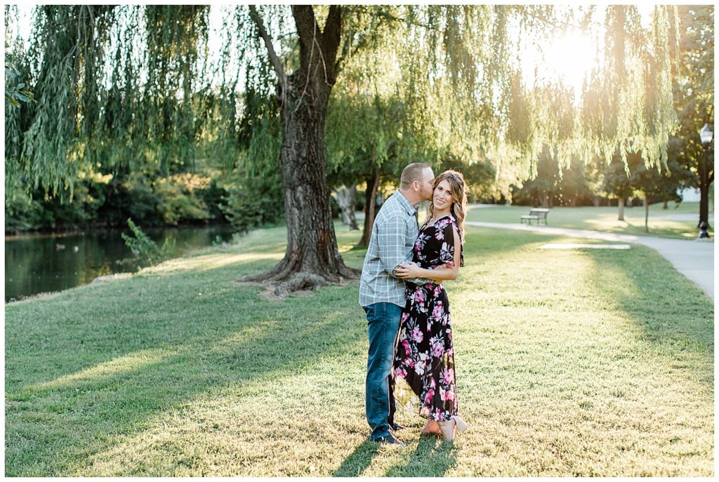 Baker Park. Frederick, Maryland. Engagement.